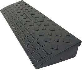 TECHTONGDA Rubber Curb Ramp, Heavy Duty 22000lbs (10 Ton) Weight Capacity Loading Rubber - 35.5’’L×10’’W×3.7’’H