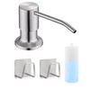 Sink Soap Dispenser Pump with 2 Sponge Holders, Curovtrp Soap