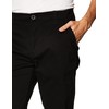 Southpole Men's Flex Stretch Basic Long Chino Pants, Black, 36X32