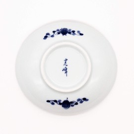Ichikyu Mino Ware Oval Small Plate, 4.3 inches (11 cm), Set of 5, Hana-Imari Made in Japan