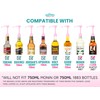 Pink Coffee Syrup Pump for 750 ml Bottles (Pack of