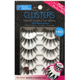 Salon Perfect Perfectly Natural Multi Pack Eyelashes, 615 Black, 5 Pairs