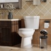Toilet Seat,17 Inch Round Toilet Seat with Quiet-Close, Full-Flat Quick-Release