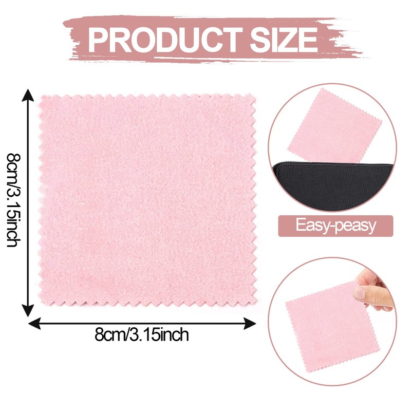 20 Pcs Jewelry Cleaning Cloth, Double Sided Polishing Cleaning Cloths