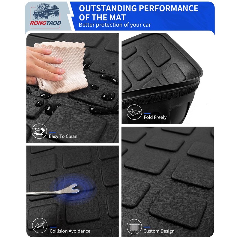 Rongtaod Cargo Mat Compatible with 2020-2025 Hyundai Palisade 7 Seats