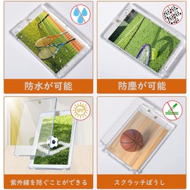 Magnetic Loader, Card Loader, 35pt UV Protection, Storage Trading Card Protective Case, Yu-Gi-Oh! Card Case, Pokécard, Magnetic (8 Loaders)