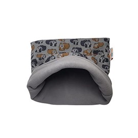 Tater Pets Snuggle Sack for Guinea Pigs Bed Pad Cuddle Sack Sleeping Bag (12"x12")(Northern Lights)