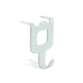 Fischer 545953 Picture Claw, Picture Hooks in White, Mounting without Drilling and Tools, Better Nail, Wall Hooks for Attaching Pictures, Decoration, Clocks, etc. Pack of 8