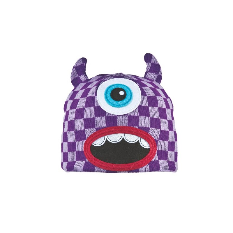 Bula Monster Children's Beanie Multi-Coloured Check Size:One Size