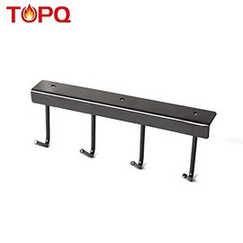 YNNI KAMADO TQH Universal Side Tray Set Rail with 4 hooks Black Tool Accessory