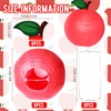 8 Pcs Classroom Decorations Red Apples Paper Lanterns Fruit Themed