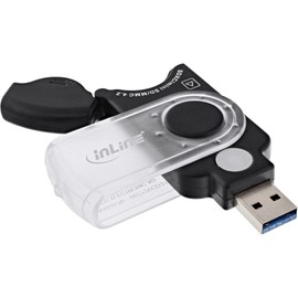 InLine® 66772I USB 3.0 Card Reader for SD, SDHC, SDXC, Micro SD Black