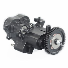 AMK 32P 2-Speed TRX4 Transmission Case Metal Transfer Gearbox for 1/10 RC Crawler TRX6 Upgrades