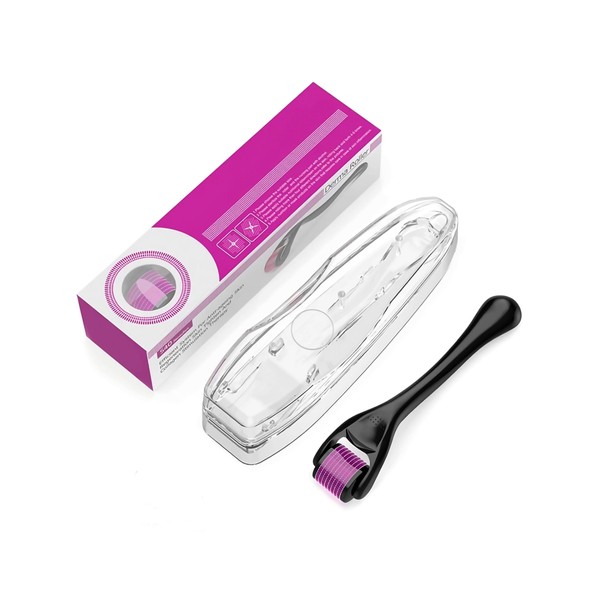 Derma Roller 1.5mm, 540 Titanium Microneedle Roller for Face Facial