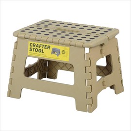 Azumaya-kk LFS-411SBE Stool, Beige, W 12.6 x D 1.0 x H 8.7 inches (32 x 25 x 22 cm)