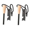 2 Pack Fire Starter Survival Tool, Flint and Steel with