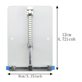 MEETOOT PCB Circuit Board Holder 120x80mm Adjustable Phone PCB Circuit Board Holder Platform Fixed Support Clamp Soldering