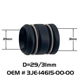 Expansion Chamber to Silencer Coupler Seal and Spring Kit for Yamaha YZ 250 cc 2-Stroke Exhaust fits 2001 & Up YZ250 & YZ250X Using OEM # 3JE-14615-00-00 Coupler