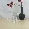 LIONWEI LIONWELI White Decorative Plate Stand Holder Picture Frame Stand