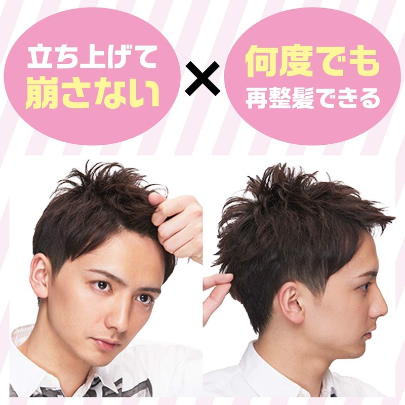 Gatsby Moving Rubber Spiky Edge Hair Wax, Pink Spiky Edge