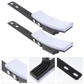BESPORTBLE 2 pastillas de freno de bicicleta giratorias, para ejercitar el freno de la bicicleta, grupo de freno de bicicleta para interior y gimnasio en casa
