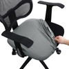 Fenteer Office Chair Cover Stretchable PU Leather Waterproof Dustproof Desk