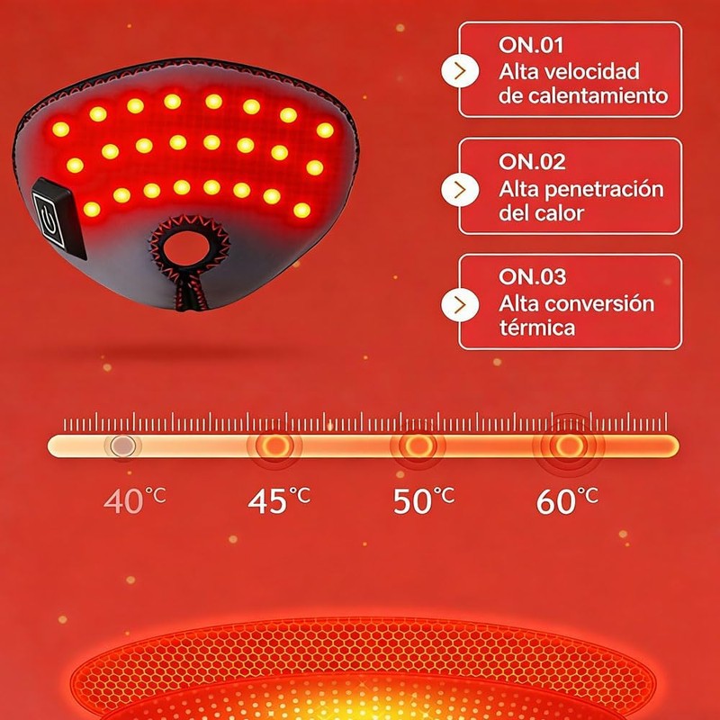 Máscara de Nariz de Luz Roja