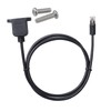 JuHXenWire RJ11 RJ12 Straight Through Wired 6P6C Female Panel Mount