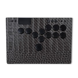 MightySkins Carbon Fiber Skin Compatible with Razer Kitsune - Black Gator Skin | Protective, Durable Textured Carbon Fiber Finish | Easy to Apply | Made in The USA