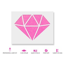 Diamond Stencil - Reusable Stencils for Painting - Create DIY Diamond Crafts and Projects