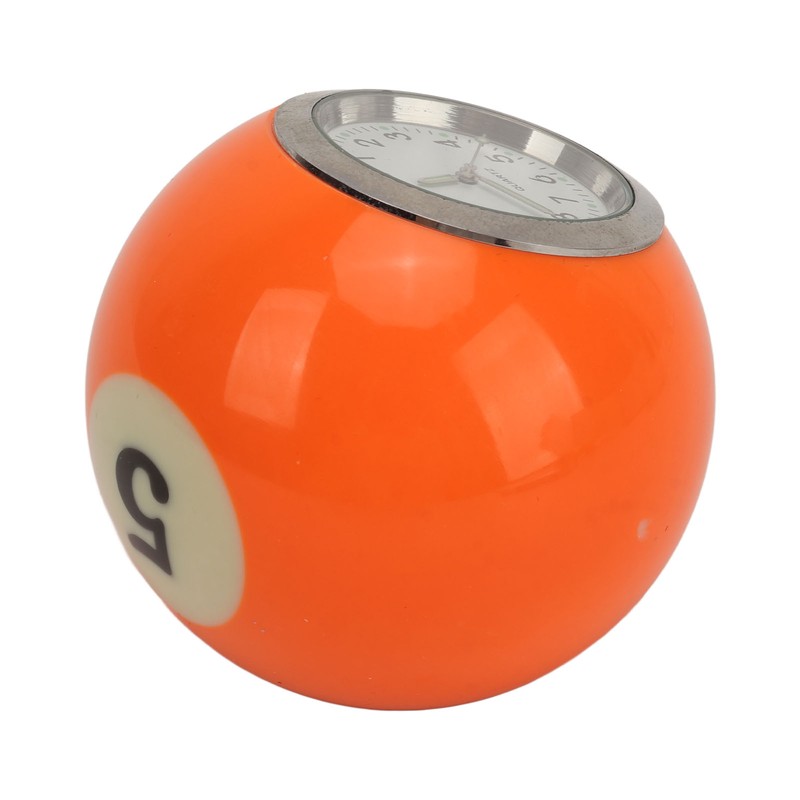 Ball Shape Table Clock Billiards Ball Clock Resin Accurate Decorative