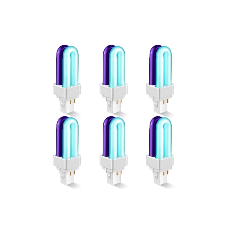 Qualirey 6 Pack 41050 7W Replacement Bulb, Upgraded 2 Color