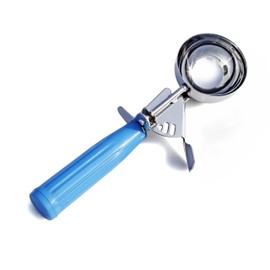 Cuisinox DIS16B Spring Action Disher Scoop, Size #16, Blue