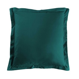 douceur d'intérieur, Lina Emerald Cushion Cover (63 x 63 cm) 100% Cotton