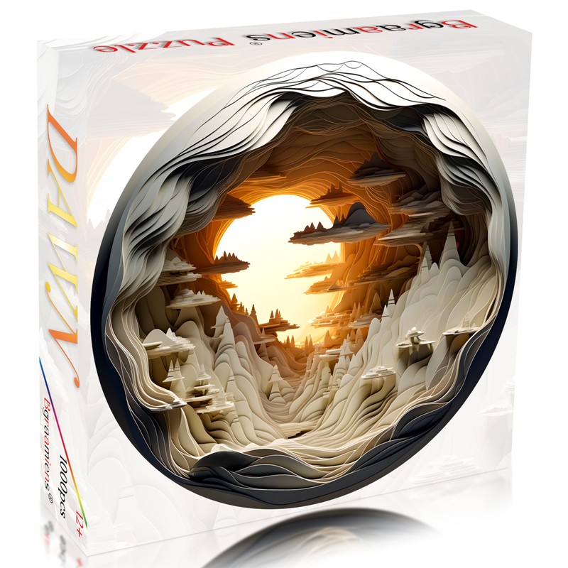 Bgraamiens- Hard Puzzles for Adults -3D Visual Dawn Inside a