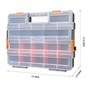 Makitoyo Tool Box Organizers, Interlocking Black Small Parts Organizer for