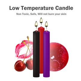 Low Temperature Candles,Romantic Wax Play Candles Low Heat for Lovers Couples