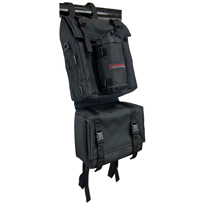 Bushwhacker ATV Fender Bag Black – Cargo Storage Pack for