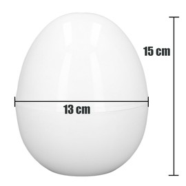 Rapid Egg Cooker, 4 Eggs Capacity Hard Boiled Cooker, Compact Design, ABS Material, Egg Shape,Cooking Tools, Microwave Function Egg Boiler, White.