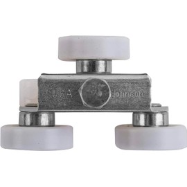 Johnson Hardware Sliding Door/Pocket Door Hanger Ball Bearing 1125-1 Inch Wheel, 200 lb Capacity