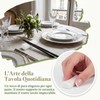 Toyvian Supporto Poggia-Bacchette in Ceramica Bianca 12 Pezzi, Porta-Couverts Piccolo