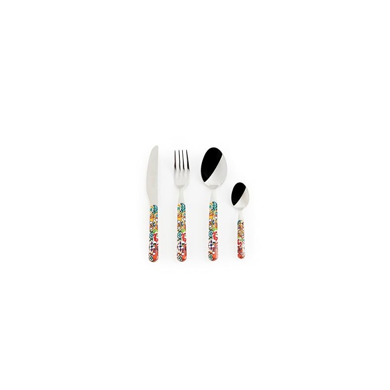 Excelsa Lisbon 16 Piece Stainless Steel Cutlery Set with Plastic