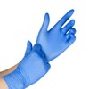 Bodyguards Disposable Blue Nitrile Gloves Medium 100 Pieces Hand Protection