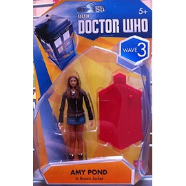 Doctor Who : 9cm Action Figure Wave 3 - AMY POND IN BROWN JACKET