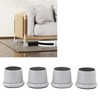 Omabeta 4PCS Non Slip Furniture Risers with 100kg Load Capacity,