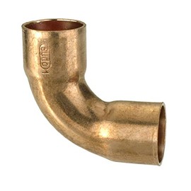 CORNAT T5602A15 15 mm 90 Degree Soldering Bend - Clear (10-Piece)