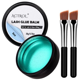 Lash Lift Glue Balm Eyelash Lifting Perm Blue Rose Strong Hold Lash&Brow Perm Glue Balm Brow Adhesive Powerful Sticky Brow Lamination 0.71Oz/20G
