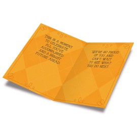 Prime Greetings Grandson Graduation Card, Made in America, Thick Card Stock with Premium Envelope Packaged in a Reusable Presentation Mailer, Eco-Friendly, 5in x 7.75in