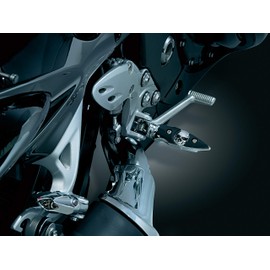 Kuryakyn 7520 Motorcycle Footpegs: Mini Dagger Zombie Skull Pegs without Adapters, Chrome, 1 Pair