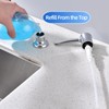 Ximlike Chrome Soap Dispenser for Kitchen Sink Built in, ABS